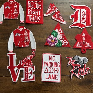 Delta Sigma Theta Iron- On Patches