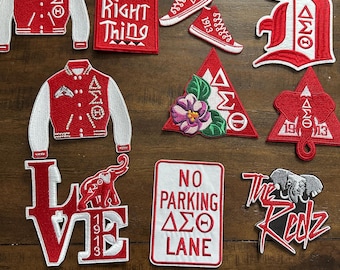 Delta Sigma Theta Iron- On Patches