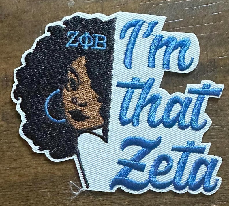 Zeta Phi Beta Iron- on Patches - Etsy
