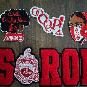 Delta Sigma Theta Iron- On Patches