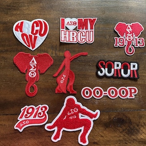 Delta Sigma Theta Iron- On Patches