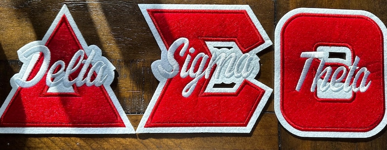 Delta Iron- On Patches image 12