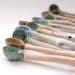 Handmade Ceramic / Pottery & Driftwood Spoons - Nature Inspired Home Decor/Wabi Sabi  Handmade in Canada/Utensils/Pottery Dinnerware 