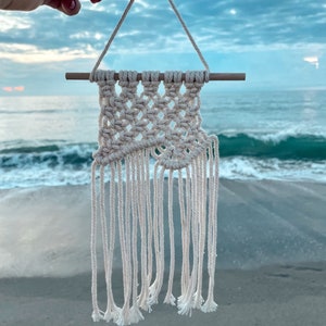 Macrame Wave Wall Hanging | Coastal Home Decor |