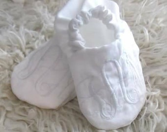 Monogrammed Baby Soft Sole Shoes