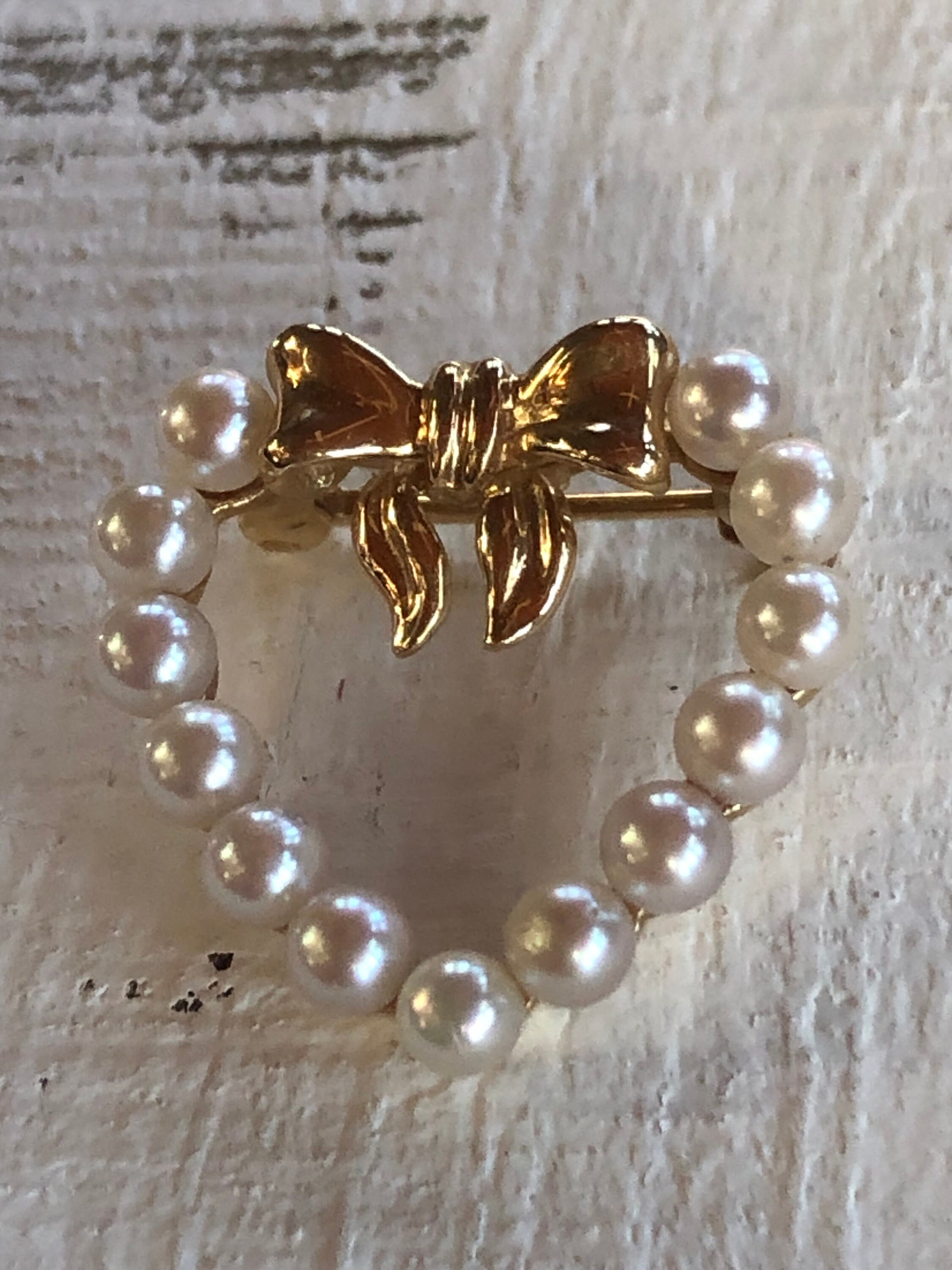 Pearl Heart Brooch Vintage - Etsy