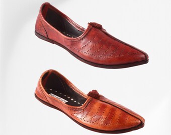 Handmade Leather Shoe For Men, Men's Leather Jutti, Men's Mojari, Men's wedding shoes, Men's casual Peshawari shoes, gift for him.