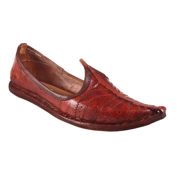 Handmade leather shoe for Men, Men's wedding shoe, Men's Jutti, Men's Mojari, Men's Peshawari shoe, 100% Leather shoe, Gift for him