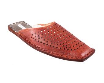 Men's Leather Flat Shoe | Cross Backopen Slip Online