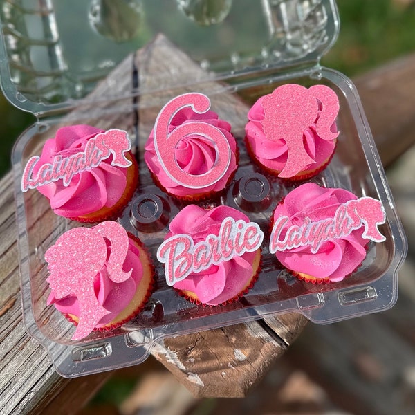 Barbie Cupcake Cake Toppers