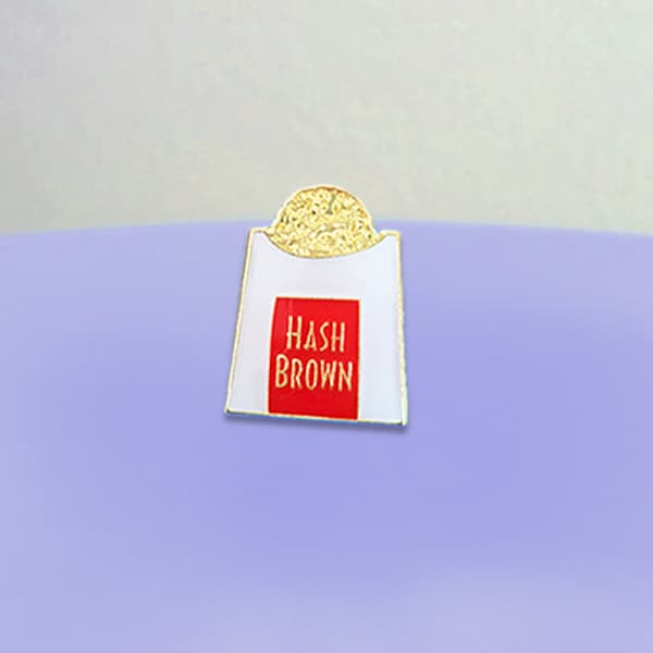 Hash Brown Enamel Pin