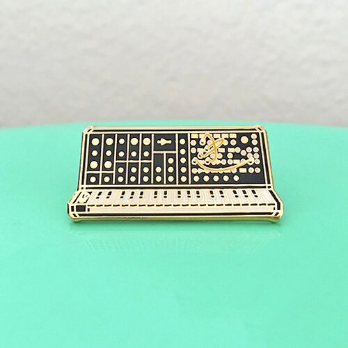 Synth Keyboard Enamel Pin 2nd Edition Etsy