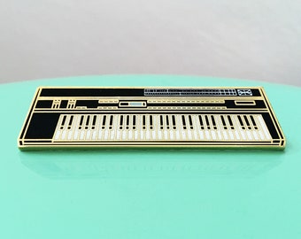 Synth Keyboard Enamel Pin - 8th Edition