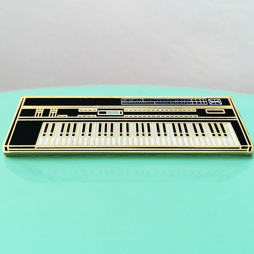 Synth Keyboard Enamel Pin 5th Edition Etsy