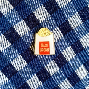 Hash Brown Enamel Pin image 3