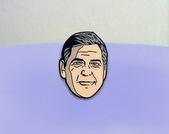 George Clooney Enamel Pin