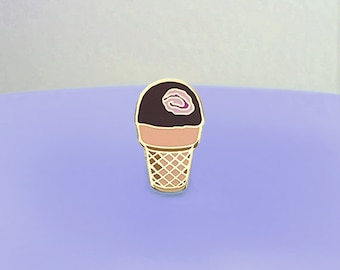 Choc Top Ice-Cream Cone Enamel Pin