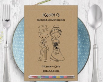 Vintage Wedding Colouring Pages, Wedding Activity Book, Children's Wedding Activities Booklet, Kids Wedding Pack, Wedding Activities Book
