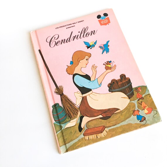 Disney Children S Book Cendrillon Story Book Etsy