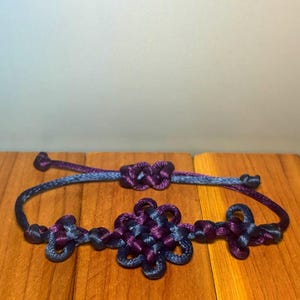 Jinu inspired kpop demon hunter bracelet - Handmade Korean Knot Bracelet