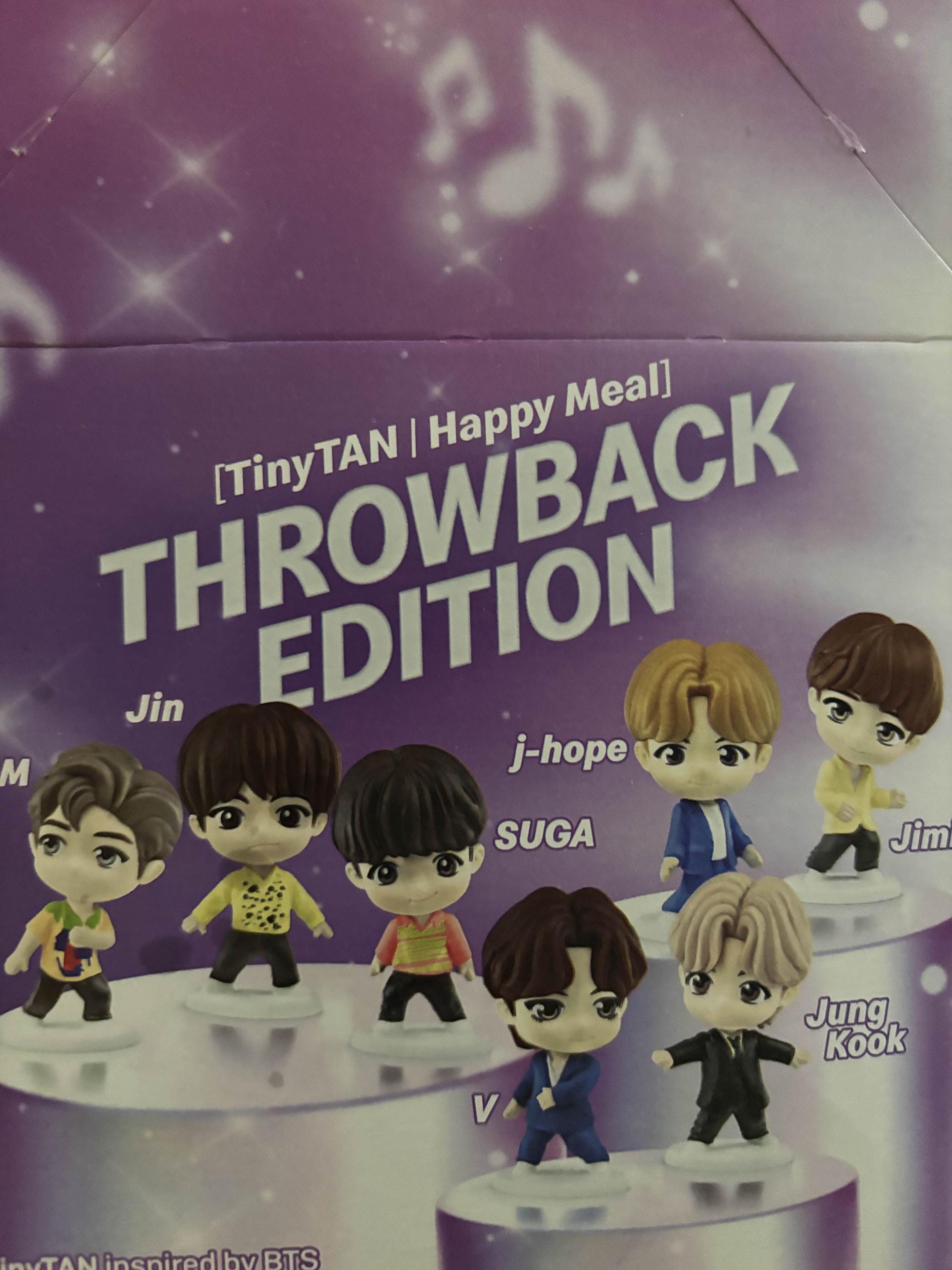 ジン Tiny TAN THROWBACK EDITION フィギュア Mcdonald's Happy