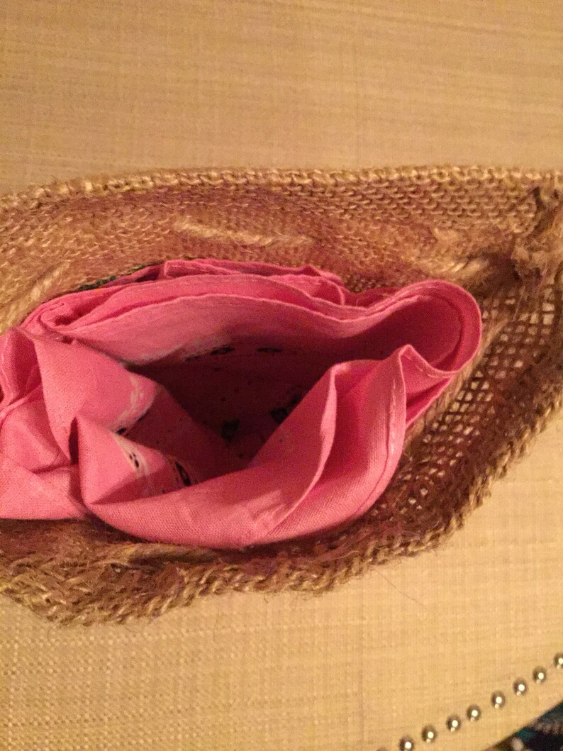 Burlap 'my Stash' Pull String Pouch Thick Mustache & Etsy