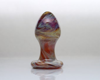 Glass Butt Plug - Medium - Marina - One Of A Kind Mature/adult/anal/sex Toy