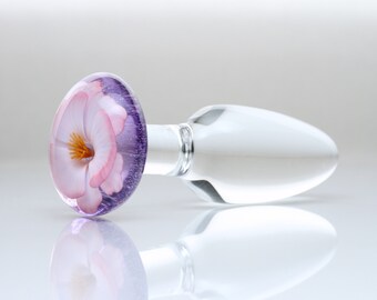 Glass Butt Plug - Medium - Mallory - One Of A Kind Mature/adult/anal/sex Toy