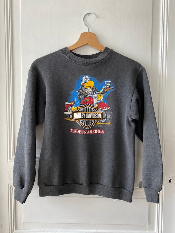 Vintage 90s Harley Davidson RK Stratman sweater //