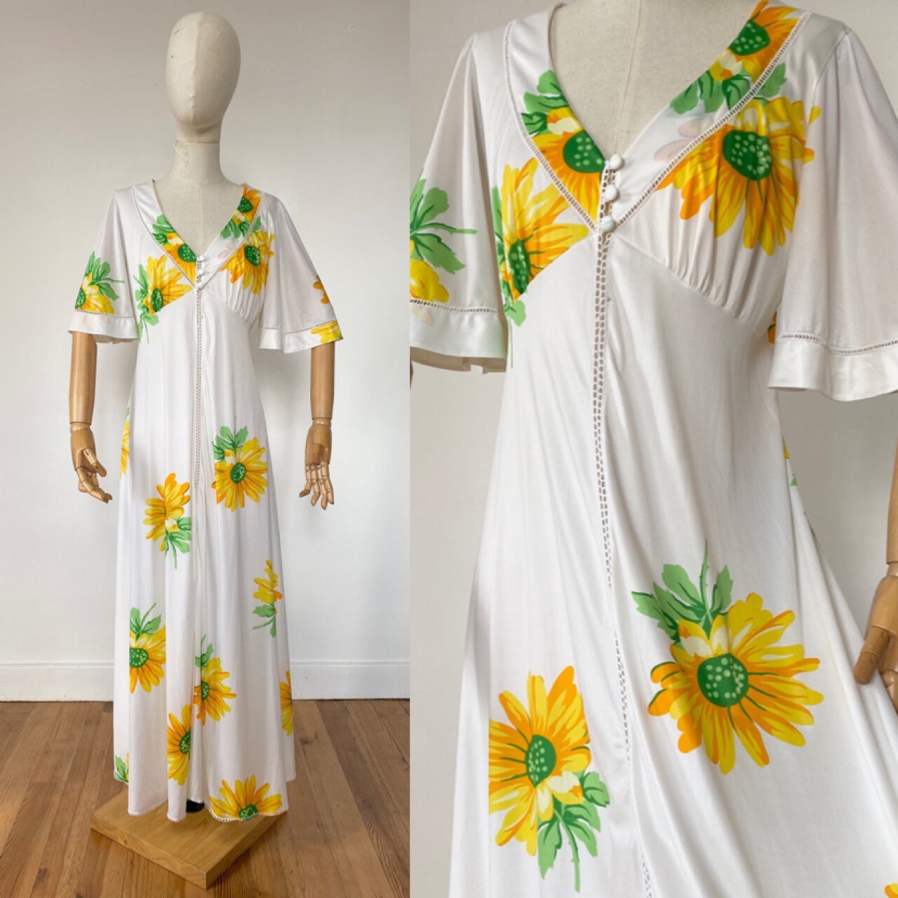 Sunflower Nightgown Etsy