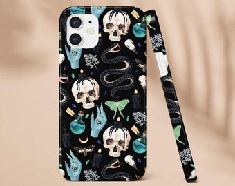 Witch design phone case, groovy | Trendy | Aesthetic | creative | Groovy | Gift | iPhone S24 15 14 max Plus