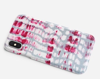 TIE DYE iPhone 13 case, iPhone 13 pro case, iPhone 13 pro max, iPhone X XS Max Case, iPhone 6S 7 8 Plus case, Protective case japan shibori