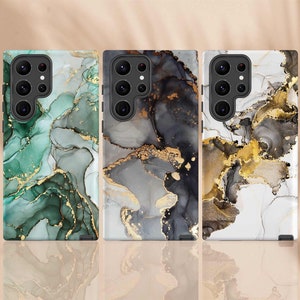 Galaxy S23 Case, Ultra, Plus Luxury Green Marble phone case for iPhone 14 13 12 11 And Galaxy S23 S22 S21 S20