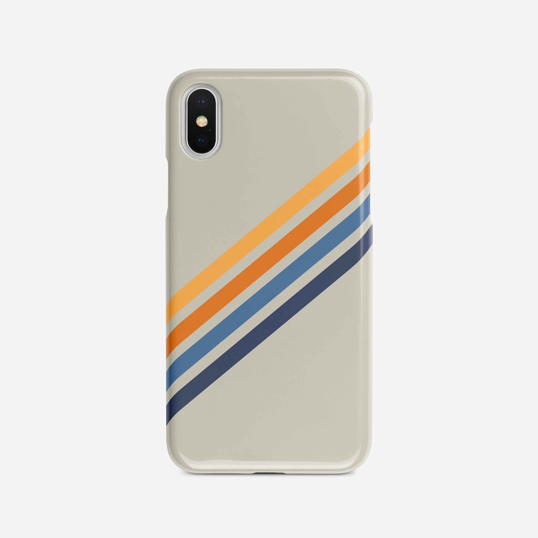 IPhone 13 Pro Case Retro Stripe, Galaxy S20 Case Colorful, Vintage, iPhone 13 Old Style iPhone X