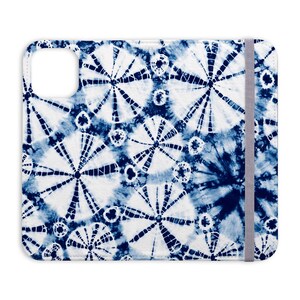 TIE DYE | iPhone 15 pro max wallet case, iPhone 13 wallet case, iPhone x case, iPhone xr wallet case, iPhone Xr wallet case, Blue white