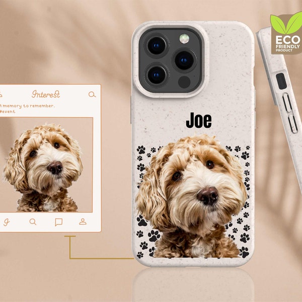 Pet photo phone case, Customized, eco friendly for Galaxy S23 S22 S21 S20 Plus Ultra iPhone 14 13 12 pro 11 new SE 2020