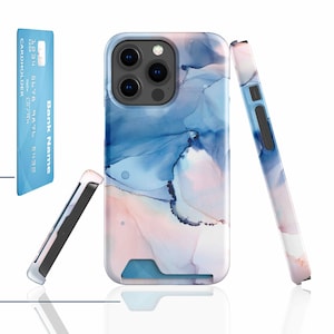 Telefoonhoesje kaarthouder, abstract ontwerp Voor iPhone en Galaxy 15 14 13 Pro Max Mini S21 S22 Ultra Plus-hoesje