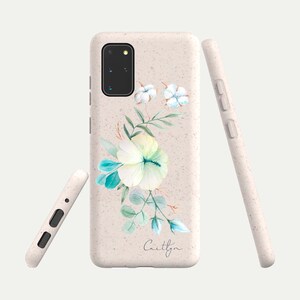 COTTON | Eco phone case, eco friendly phone case, floral iPhone 13 case, Biodegradable iPhone case, iPhone 12 Case, iPhone 13 case custom