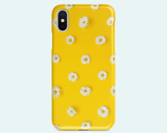 iPhone 13 case daisies, Yellow phone case, iPhone 14 Case daisies, iPhone 15 Pro daisies, daisy flower, iPhone cases for women, iPhone 12