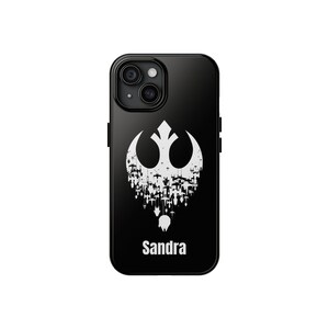 The ships coming out of the rebel symbol customized iPhone case