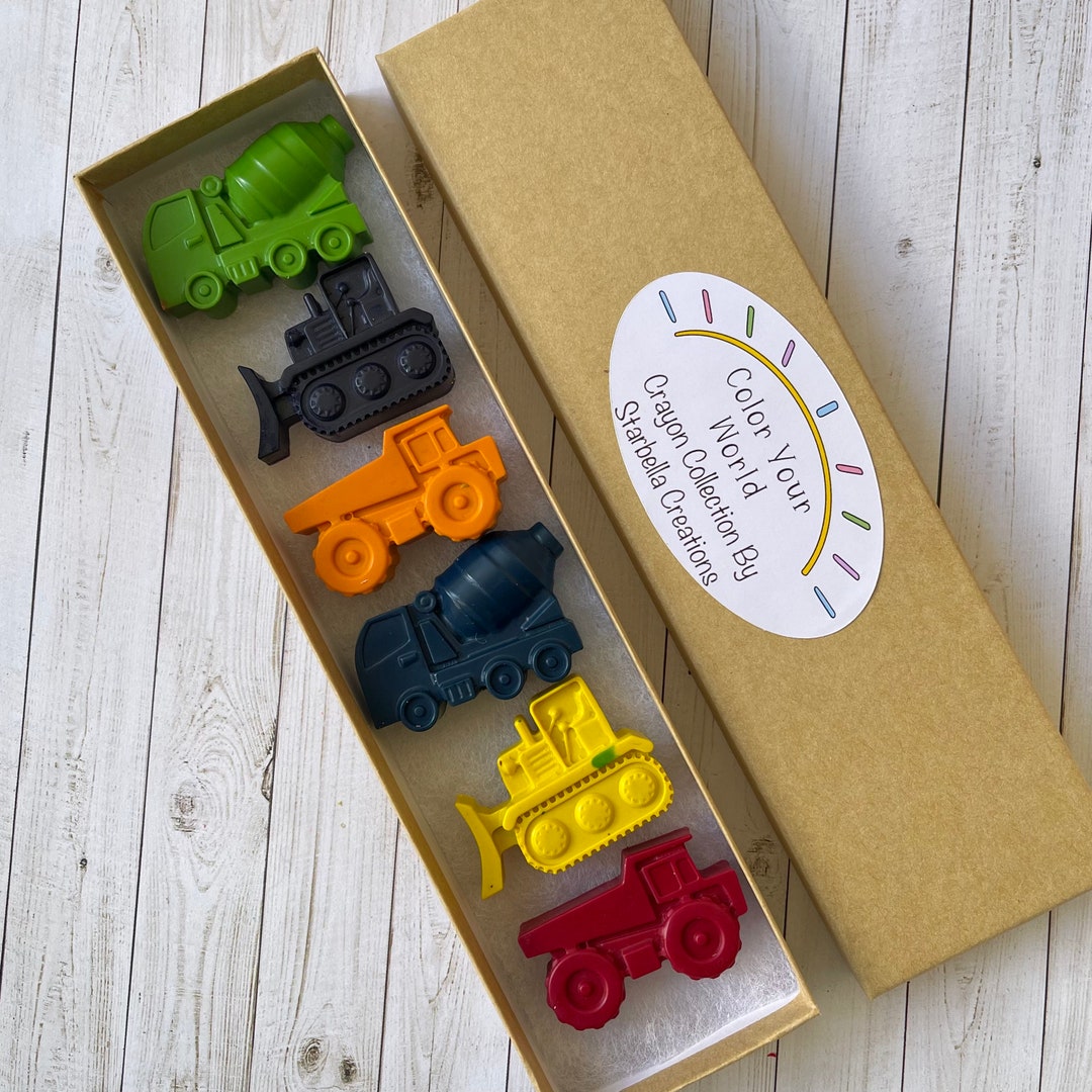 Construction Truck Crayons Construction Crayons Color Truck Crayons