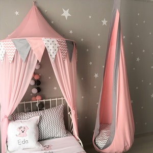 Canopy Tent, Kids Canopy,  Hanging Play Tent, Canopy Bedding, Reading Corner,  Girls Canopy,  Princess  baldachin, Chiffion baldachin