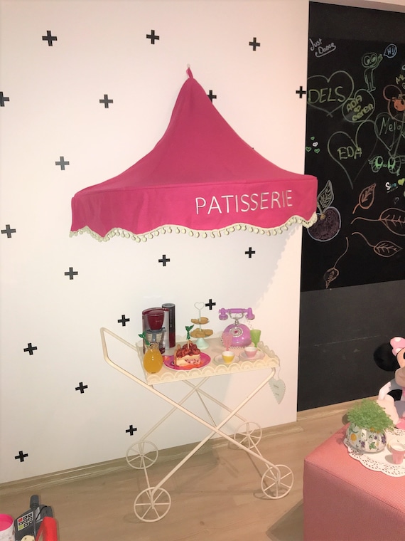 Unisex Baldachin Reading Corner Half Canopy Canopy Bedding Black White Teepee Play Corner Hanging Play Tent Kids Canopy Canopy Tent