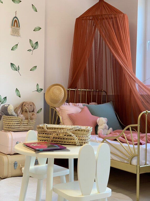 Cinnamon Tulle Canopy Canopy Bed Nursery Crib Canopy Boho