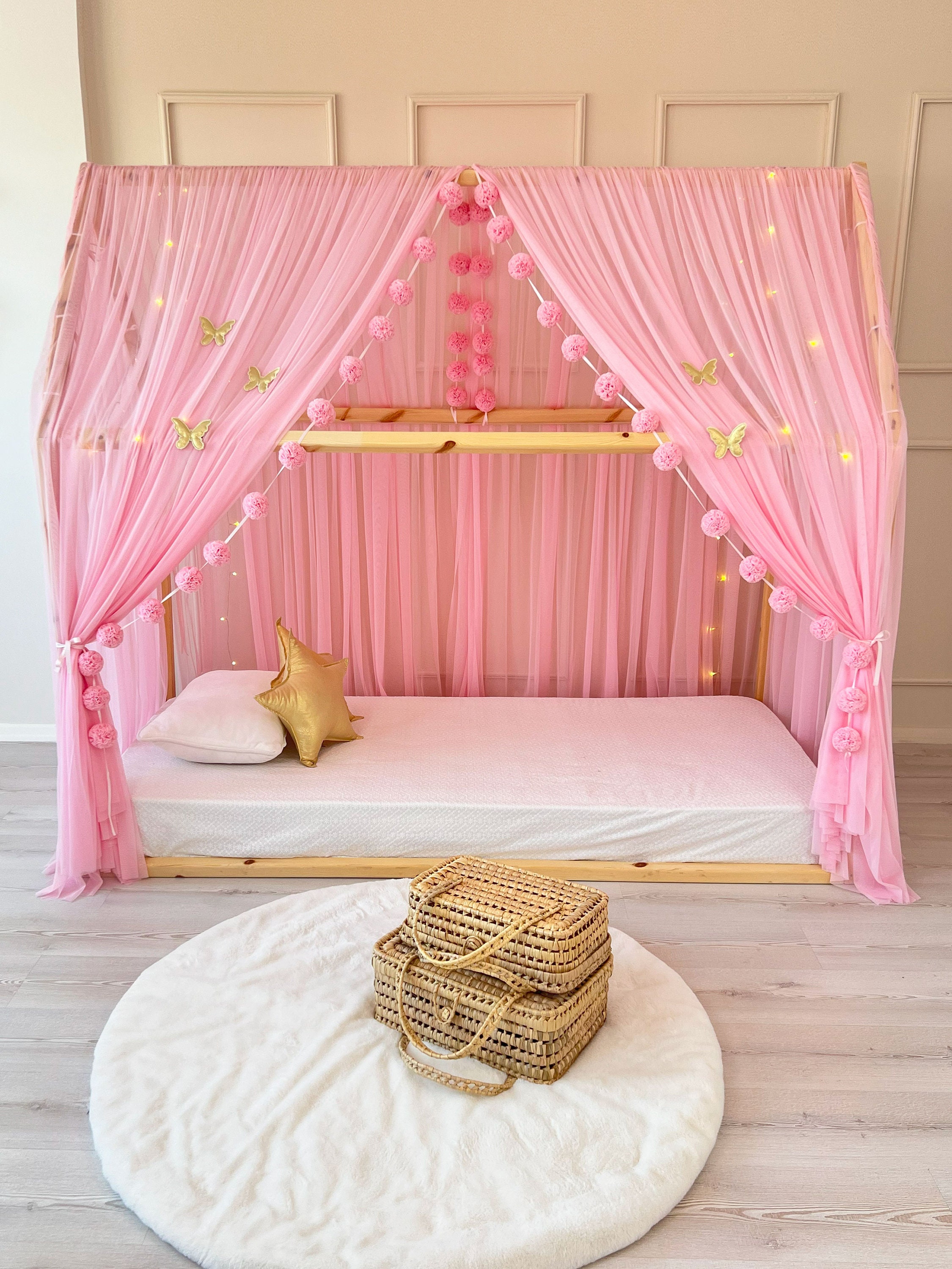 Zanzariera Letto Baldacchino Arcobaleno - Per Interni Ed Esterni, Viaggi E Casa - Foto 2