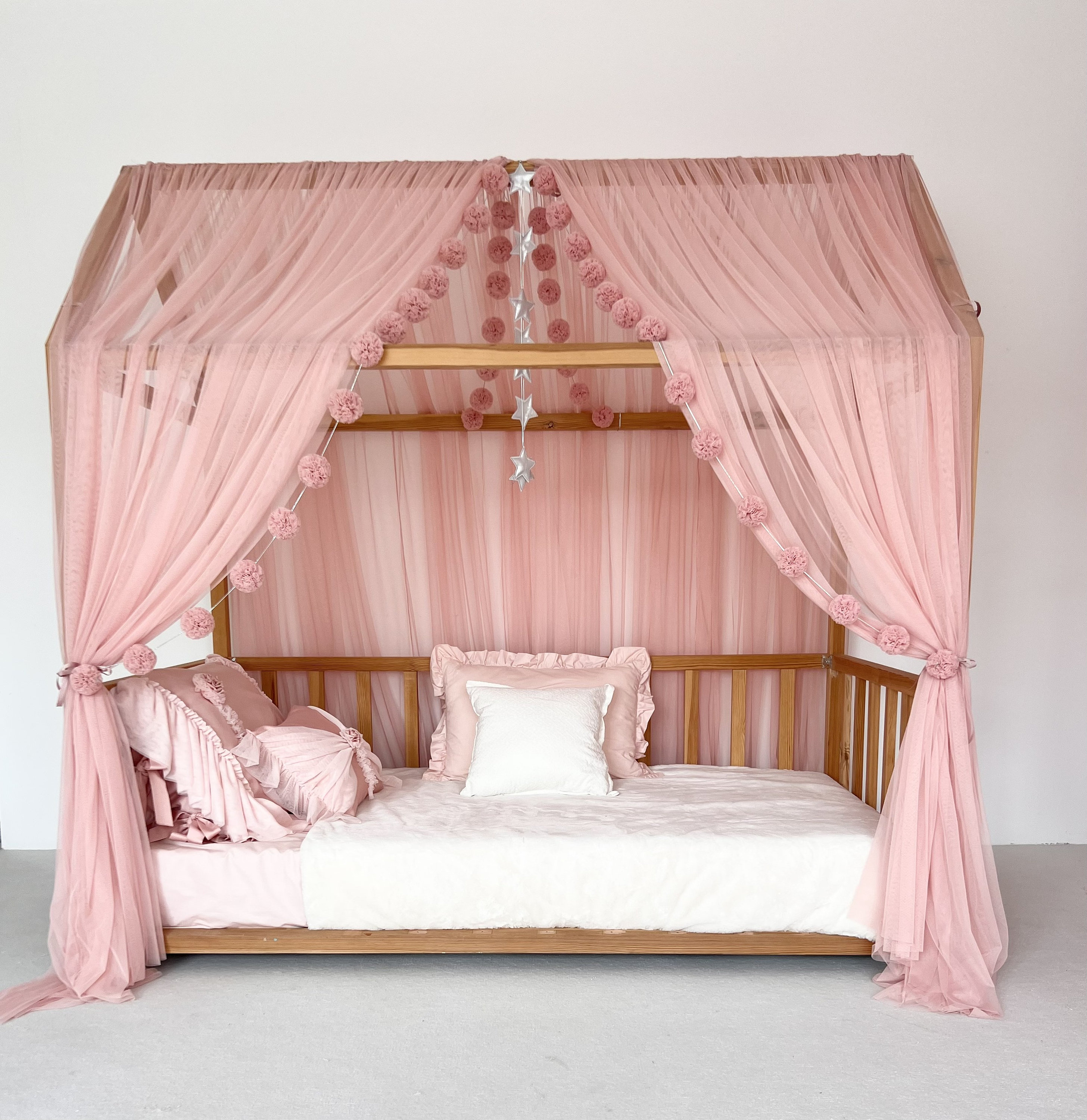 Blush Montessori Bed Canopy Personalized Bed Canopy Canopy