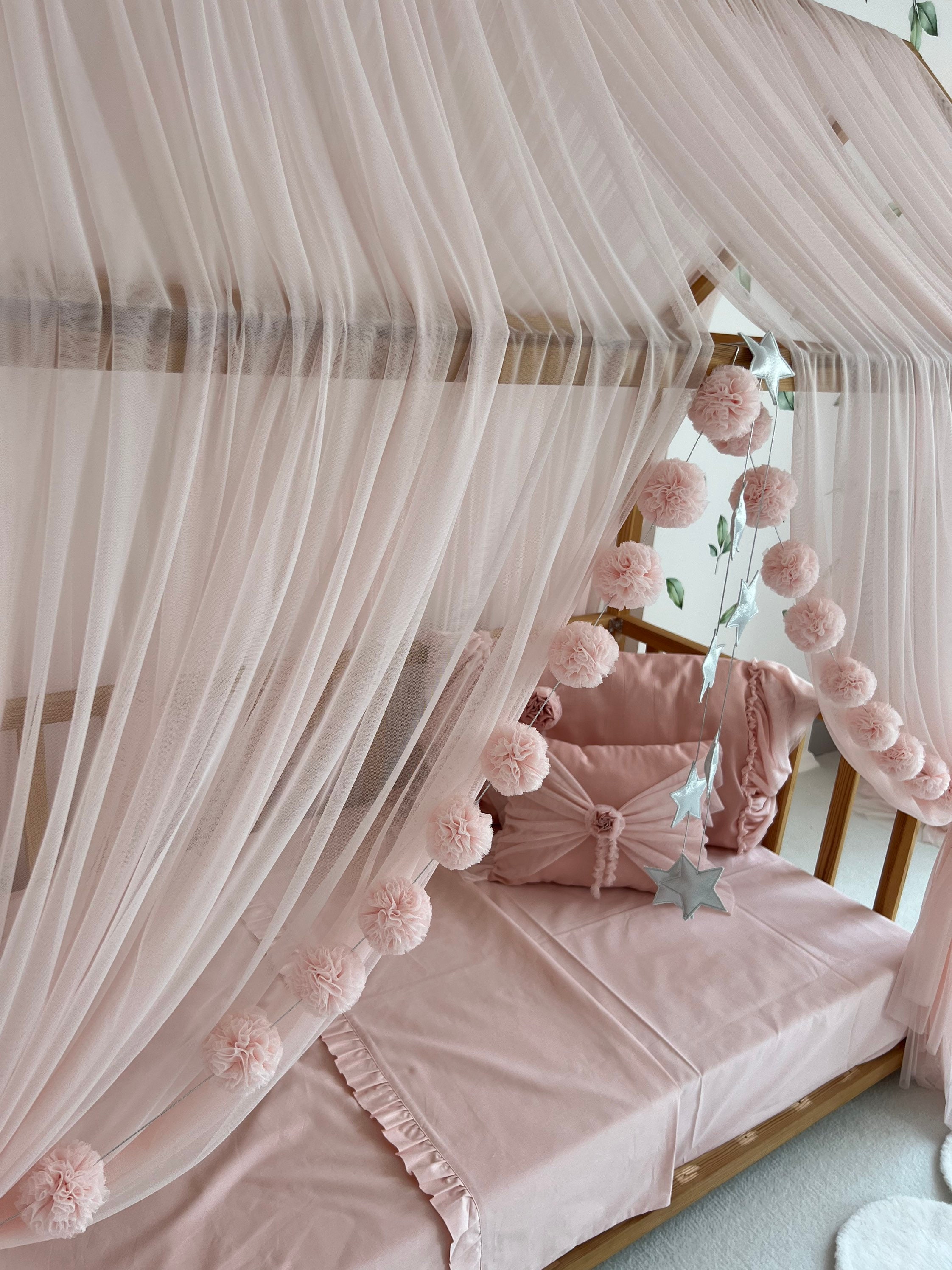 Baby mosquito net best sale with attached bed