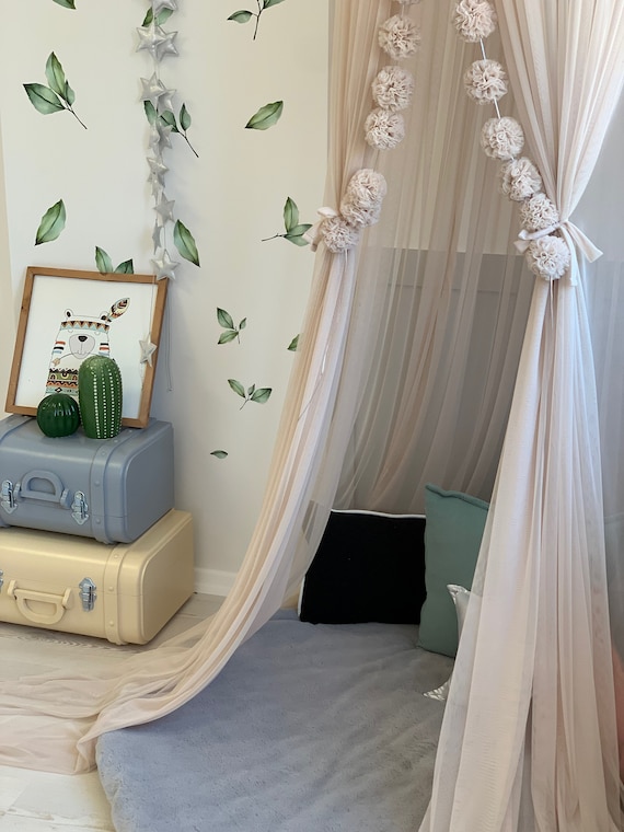 Crib 2025 curtain canopy