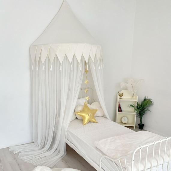 Crib Netting Hanging Kid Bedding Round Dome Bed Canopy Bedcover Mosquito Net Curtain Home Tent Baby