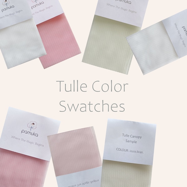Tulle Canopy Color Samples